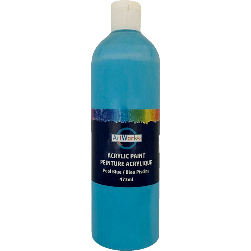 ArtWorks Acrylic Paints 473 mL Pool Blue