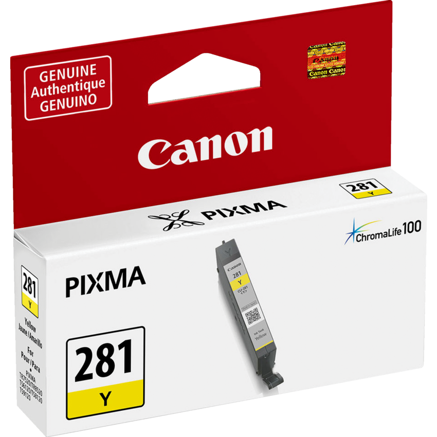 Canon Inkjet Cartridge CLI-281 Yellow