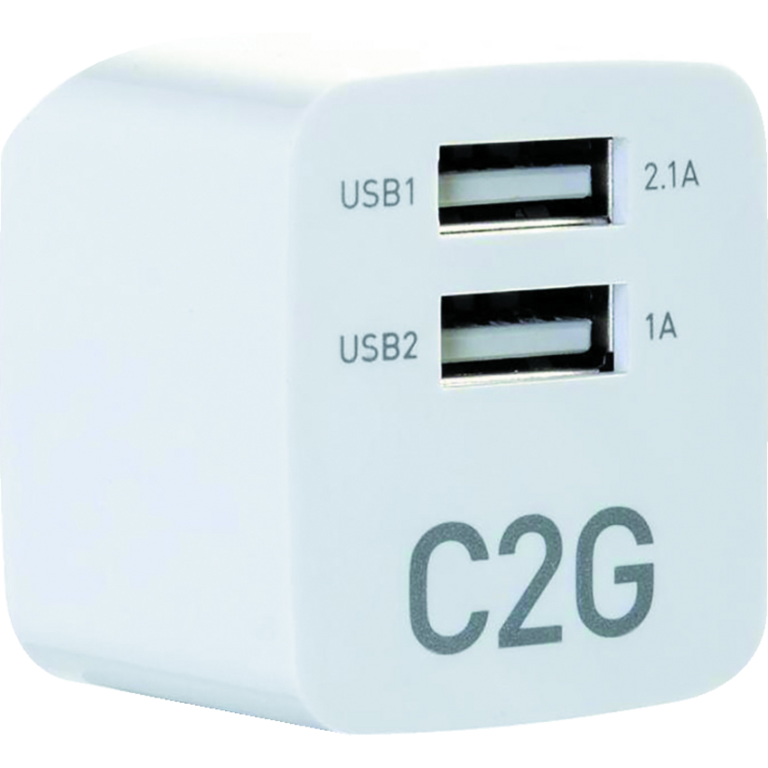 Cables to Go® 2-Port USB Wall Charger
