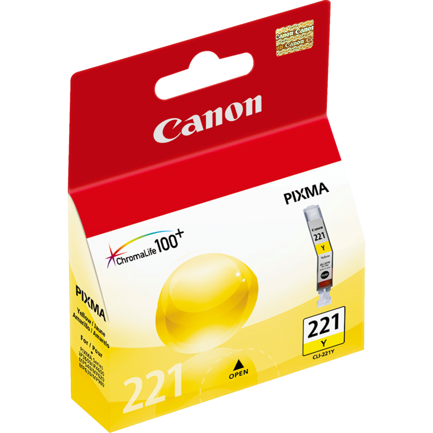 Canon Inkjet Cartridge CLI-221Y #221 Yellow