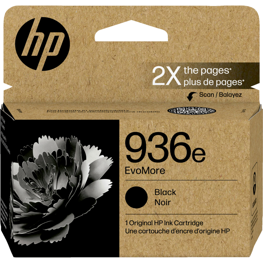 HP Inkjet Cartridge #936e EvoMore Black
