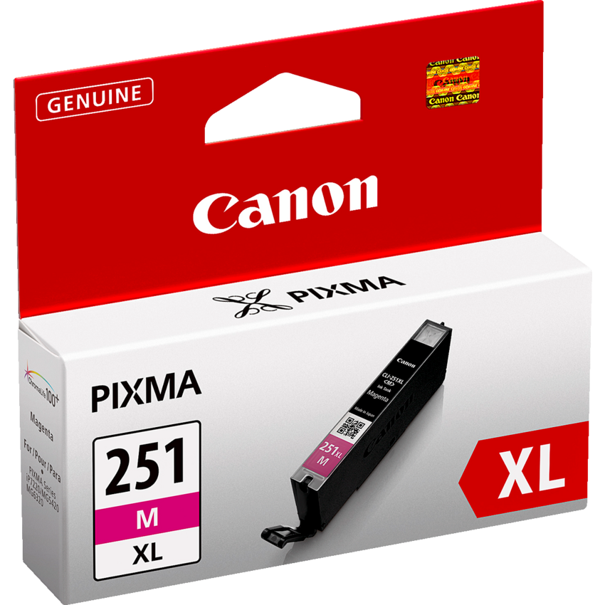 Canon Inkjet Cartridges # 251XL High Yield Magenta