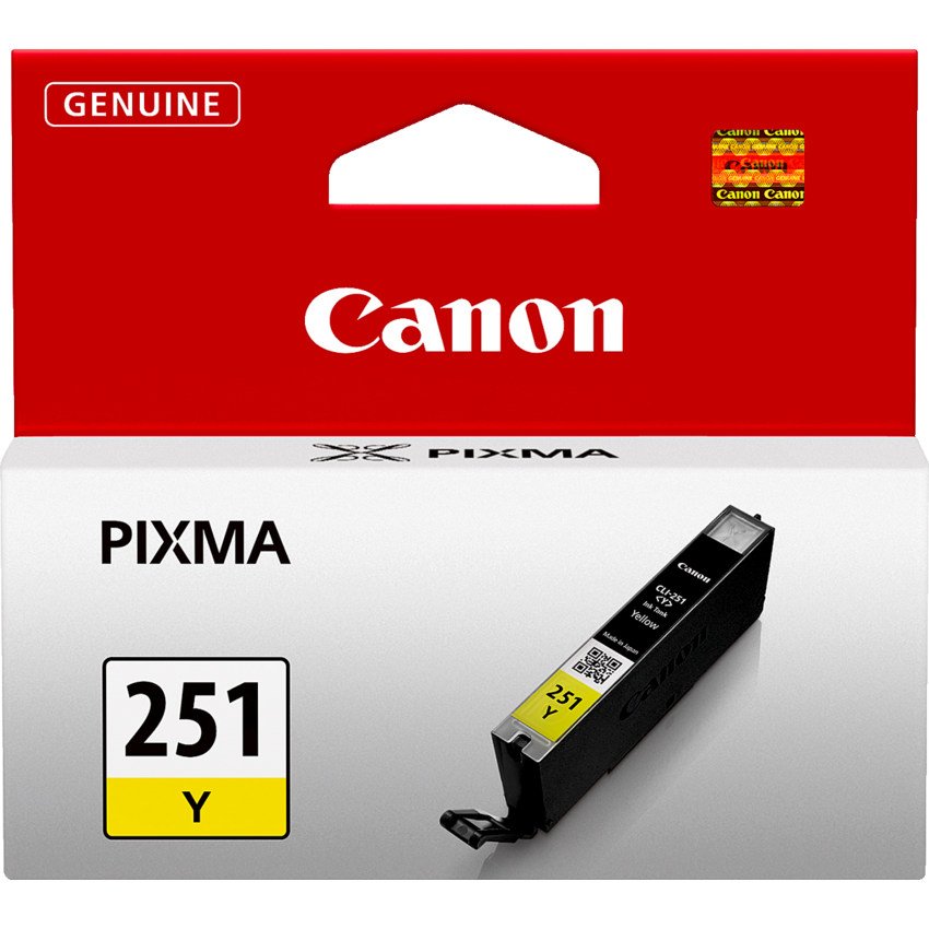 Canon Inkjet Cartridges # 251 Yellow