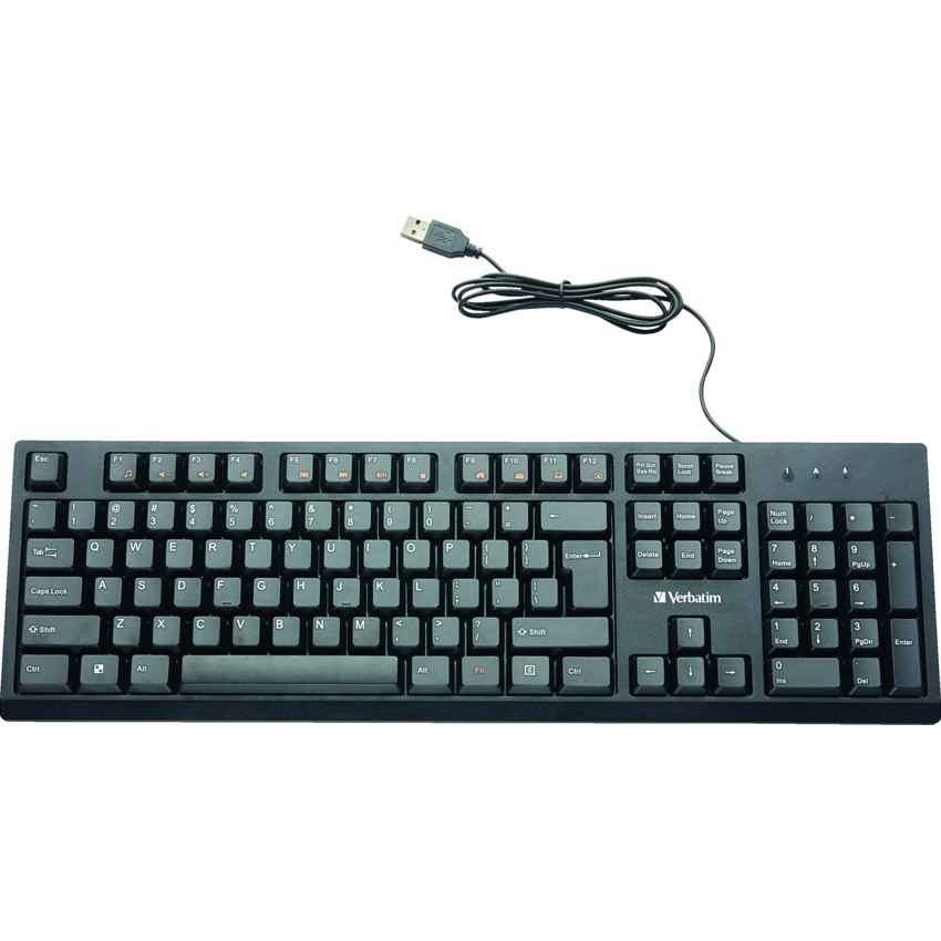 Verbatim® Wired Keyboard Black