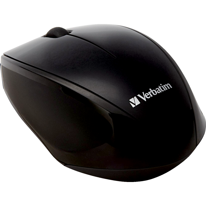 Verbatim® Wireless Notebook Multi-Trac Blue LED Mouse Black