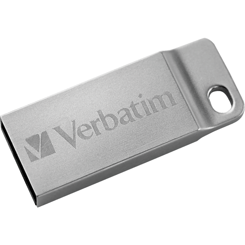 Verbatim® Metal Executive USB Drive 16 GB Silver