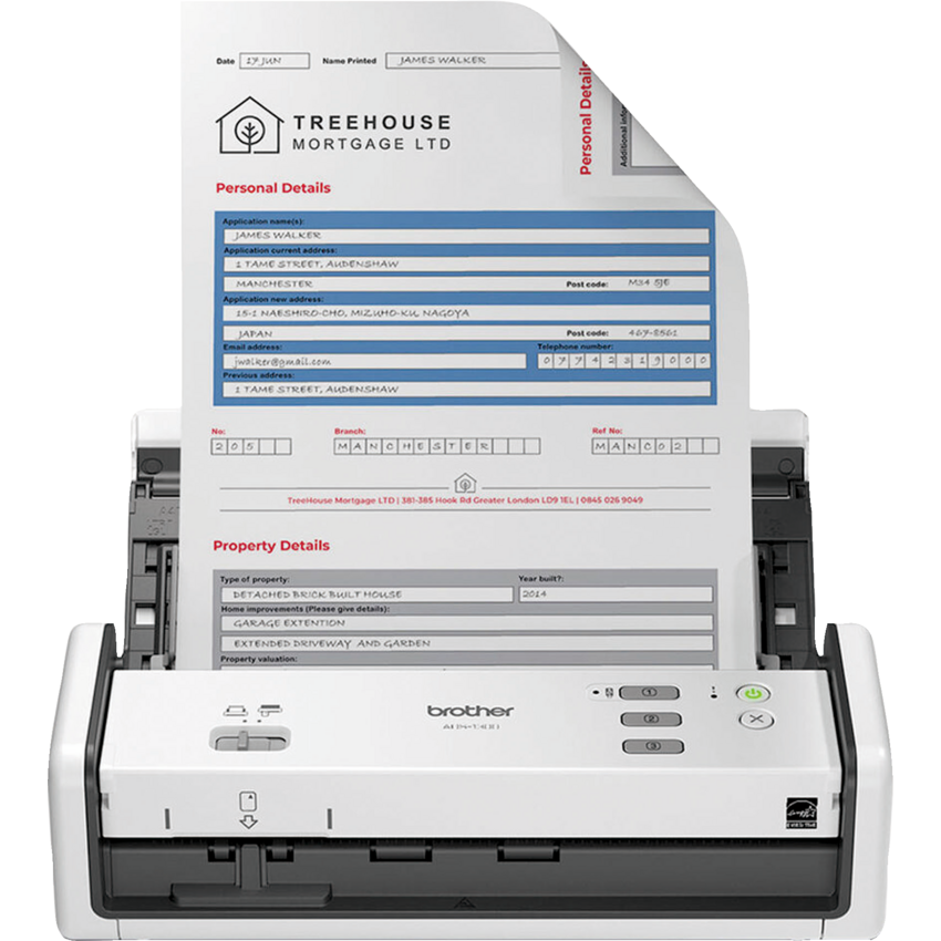 Brother ADS-1300 Compact Desktop Scanner
