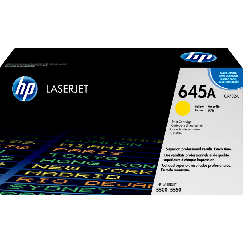 HP LaserJet Laser Cartridge #645A Yellow