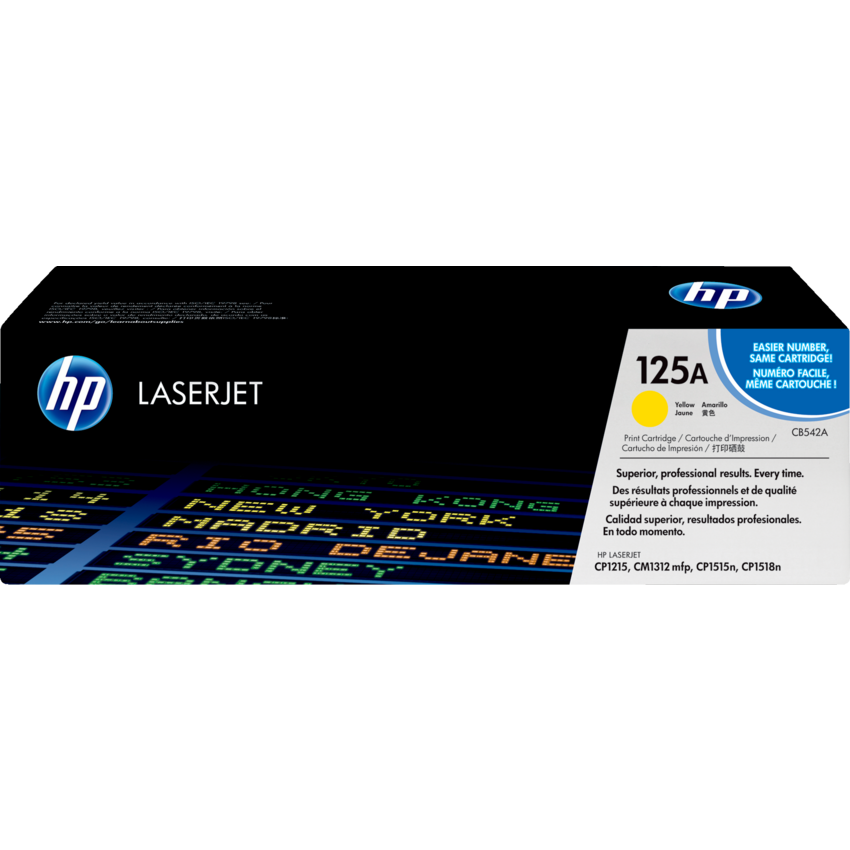 HP LaserJet Laser Cartridge #125A Yellow