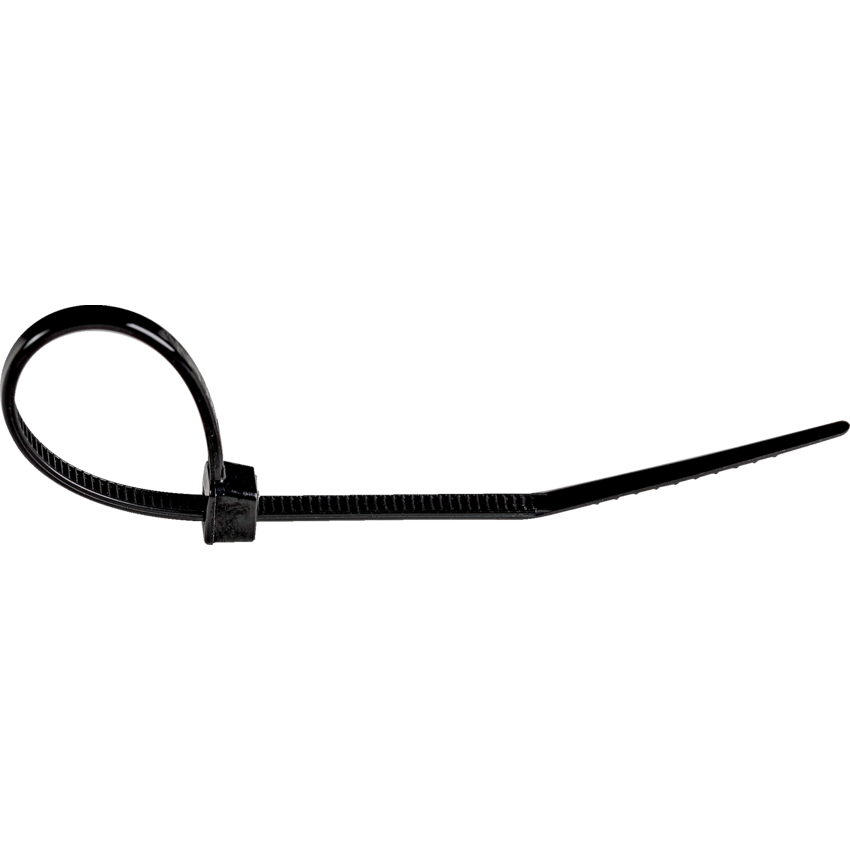 StarTech Cable Ties Nylon 4" Black 100/pkg