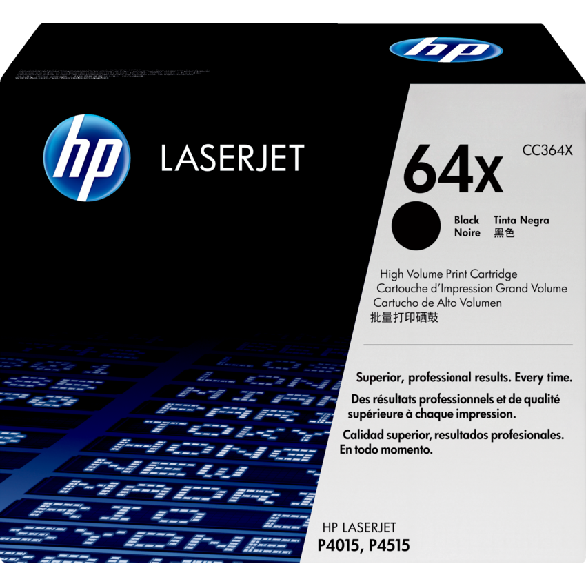 HP LaserJet Laser Cartridge High Yield #64X Black