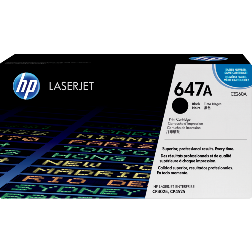 HP LaserJet Laser Cartridge #647A Black