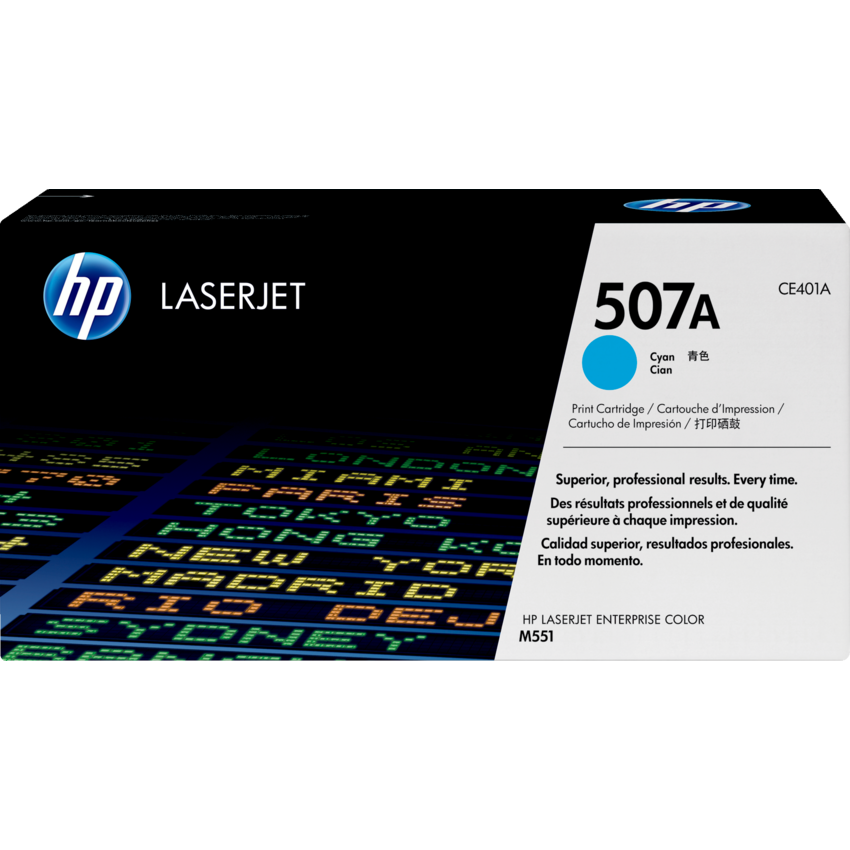 HP LaserJet Laser Cartridge #507A Cyan