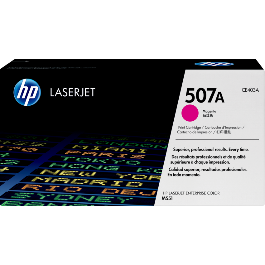 HP LaserJet Laser Cartridge #507A Magenta