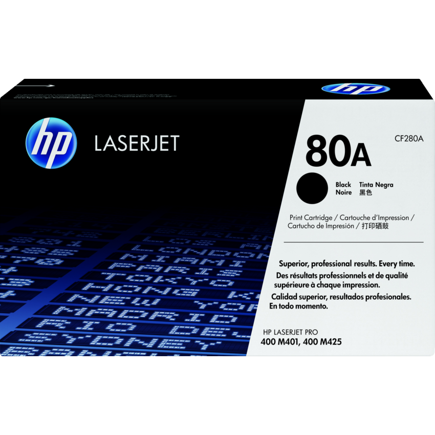 HP LaserJet Laser Cartridge #80A Black