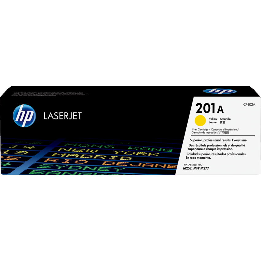 HP Laser Cartridge CF402A #201A Yellow