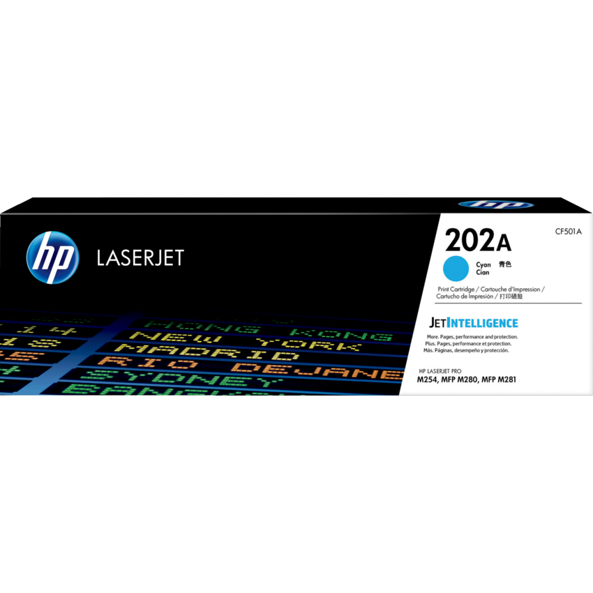 HP LaserJet Laser Cartridge #202A Cyan