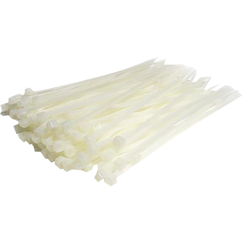 StarTech Cable Ties Nylon 6" Clear 100/pkg