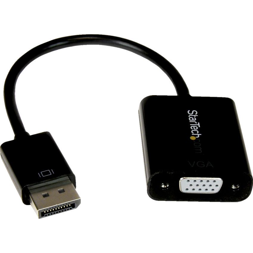 StarTech DisplayPort 1.2 to VGA Adapter 3.9" Black