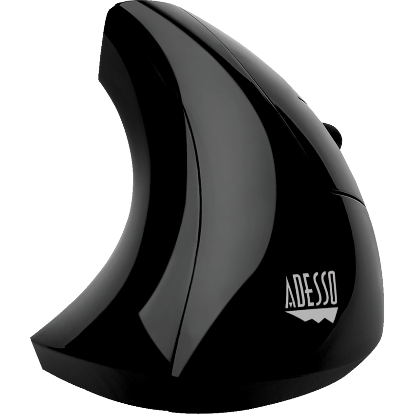 Adesso® iMouse™ E10 Wireless Vertical Ergonomic Mouse Right Hand Orientation Black
