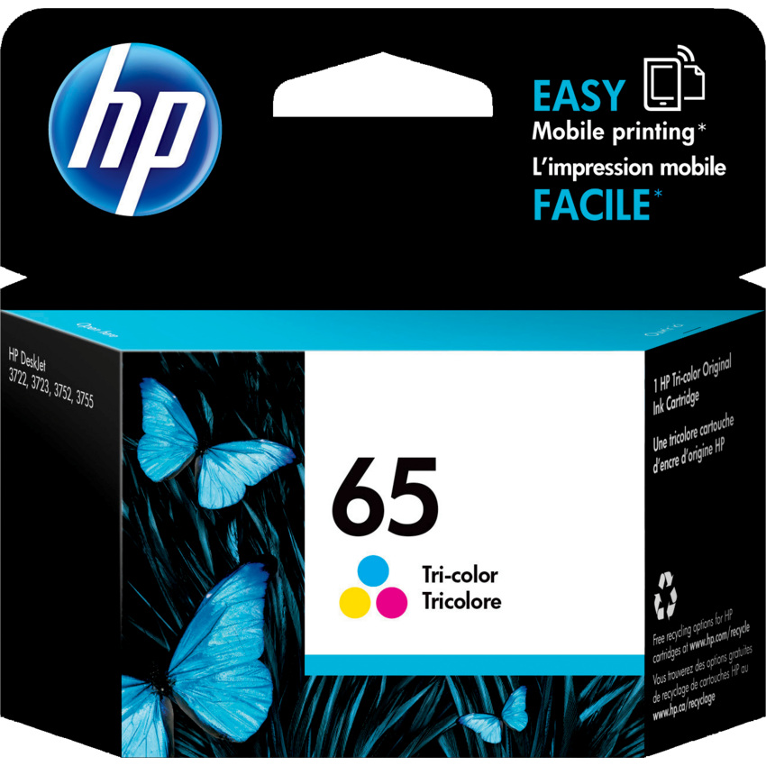 HP Inkjet Cartridge #65 Tricolour