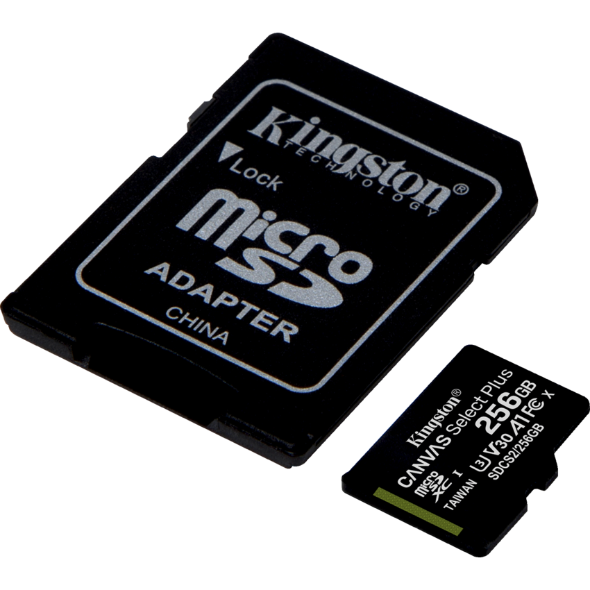 Kingston® Canvas Select Plus microSD Card 256 GB