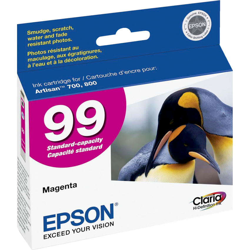 Epson® Claria Inkjet Cartridge T099320-S #99 Magenta