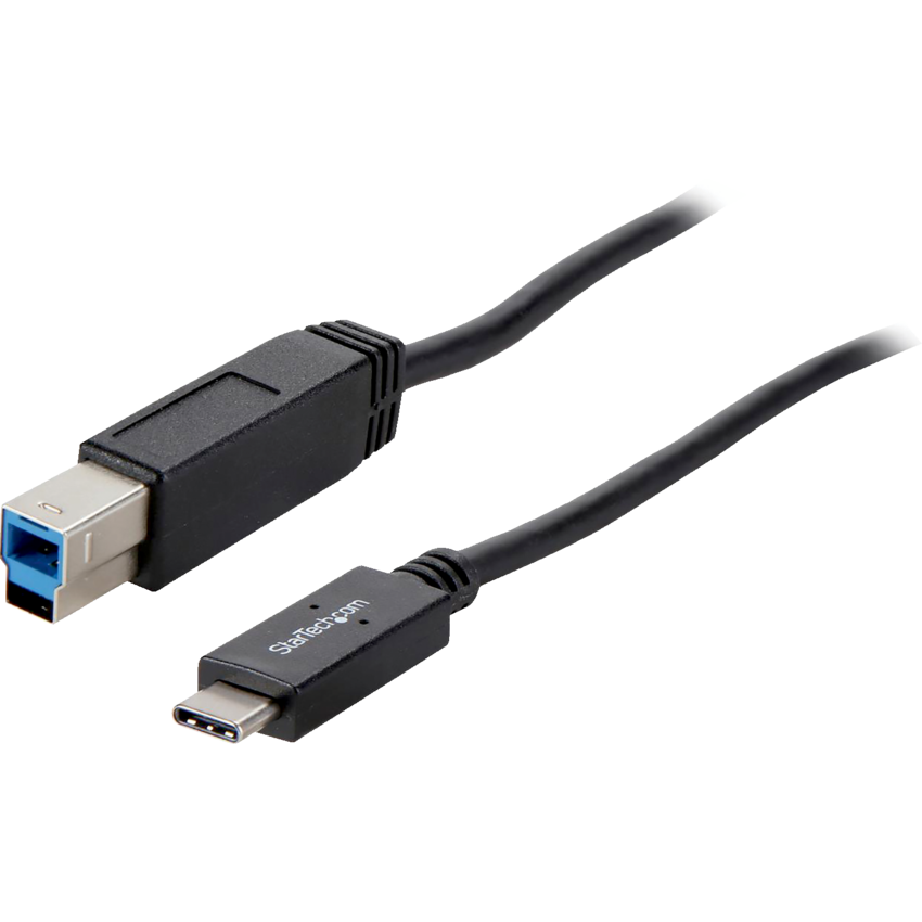 StarTech USB-C to USB-B Cable 6' Black