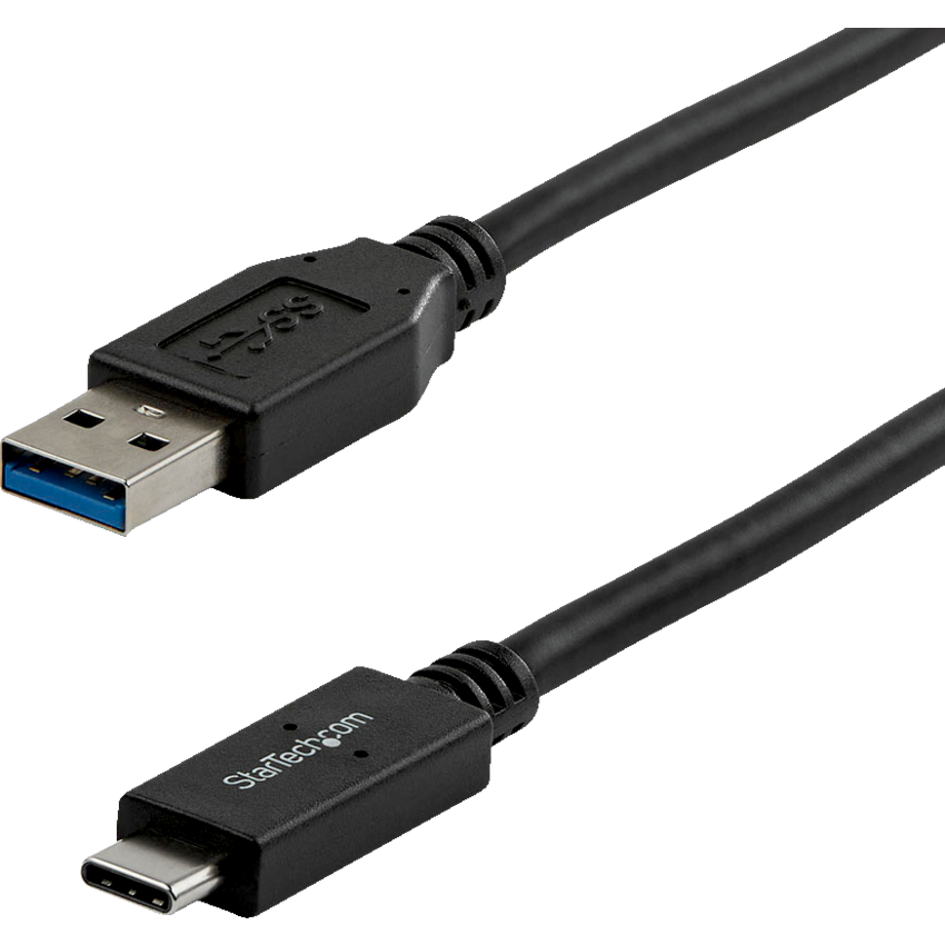 StarTech USB-A to USB-C Adaptor 3' Black