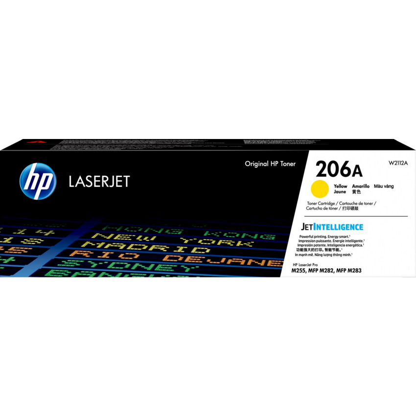 HP Laser Cartridges #206A Yellow