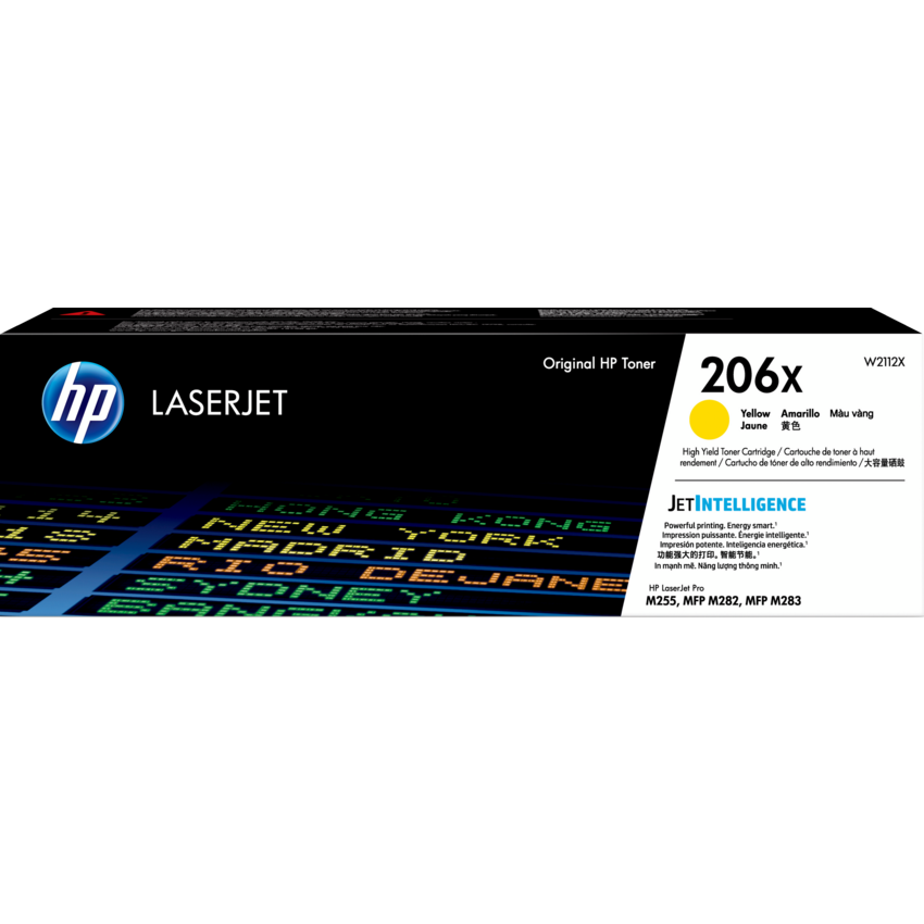 HP LaserJet Laser Cartridge #206X High Yield Yellow