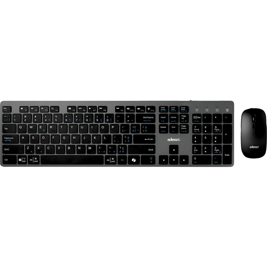Adesso® EasyTouch™ 7300 Wireless Keyboard and Mouse Combo French