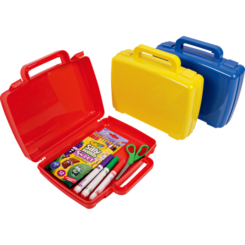 Deflecto® Antimicrobial Storage Case Yellow