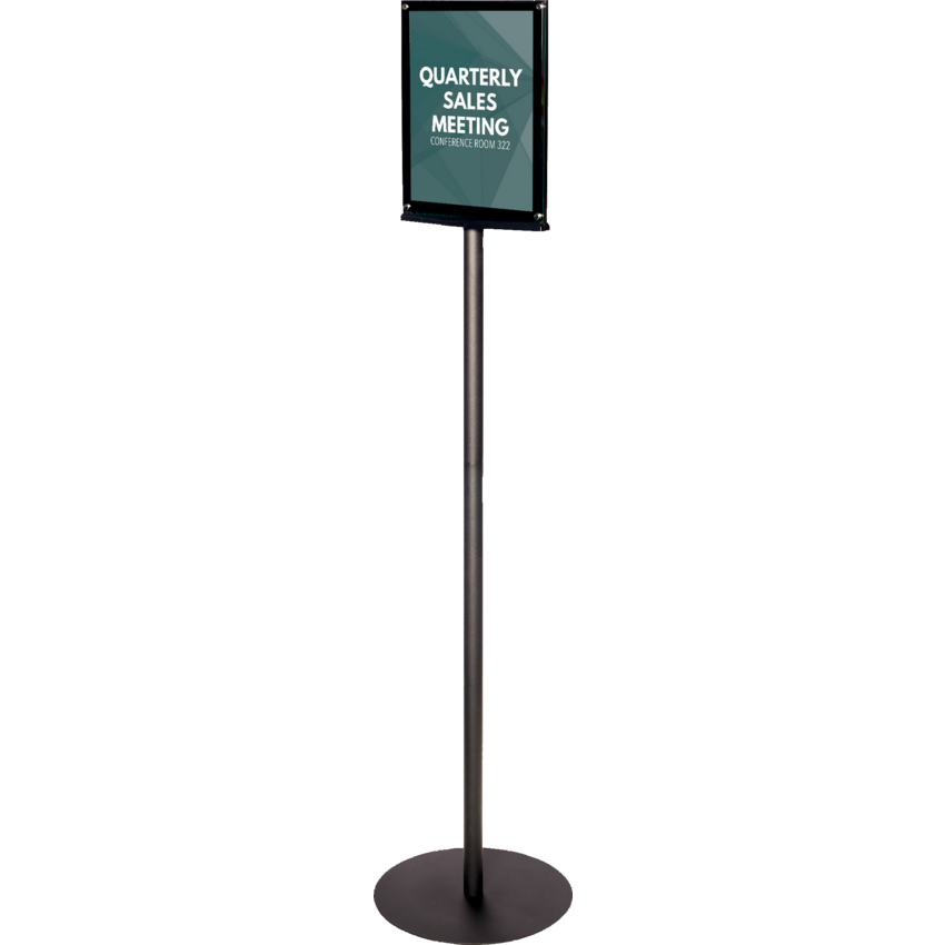 Deflecto® Double-Sided Magnetic Sign Display Magazine Size