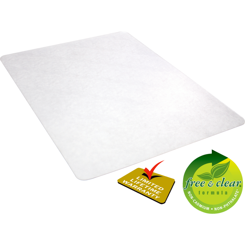 Deflecto® EconoMat® Hard Floor Chair Mat 46" x 60" Rectangular