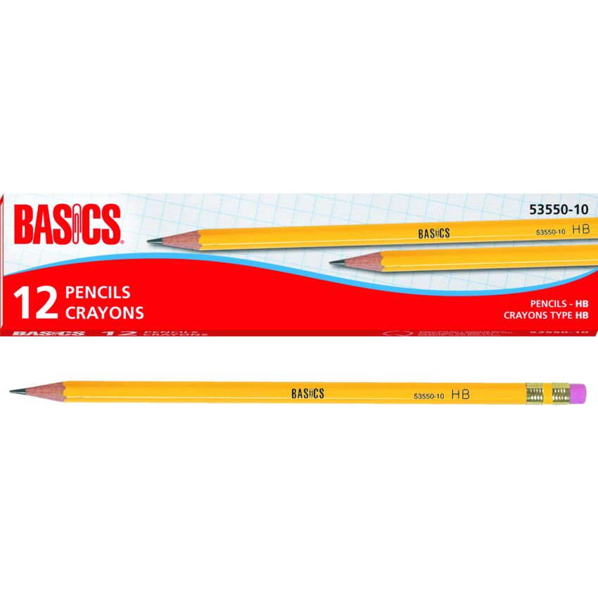 Basics® Pencils HB 12/box