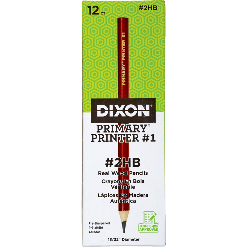 Dixon® Primary Printer Pencil #1 12/box