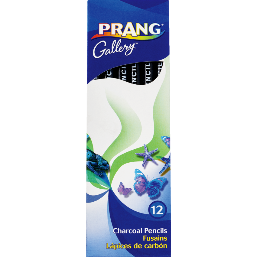 Prang® Charcoal Pencils Soft 12/box