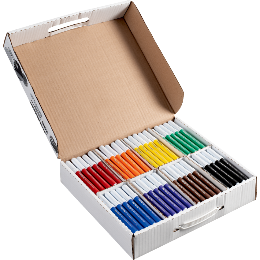 Prang® Classroom Pack Washable Markers Classic Colours 200/cse
