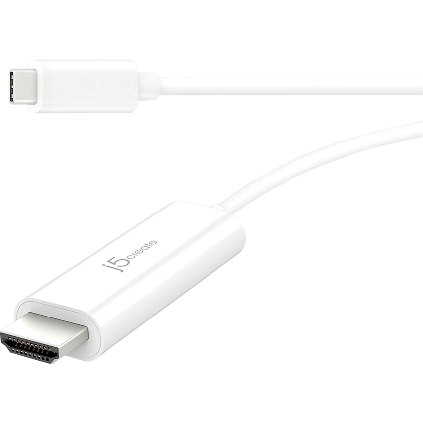 j5create® USB-C® to 4K HDMI™ Cable 5' White