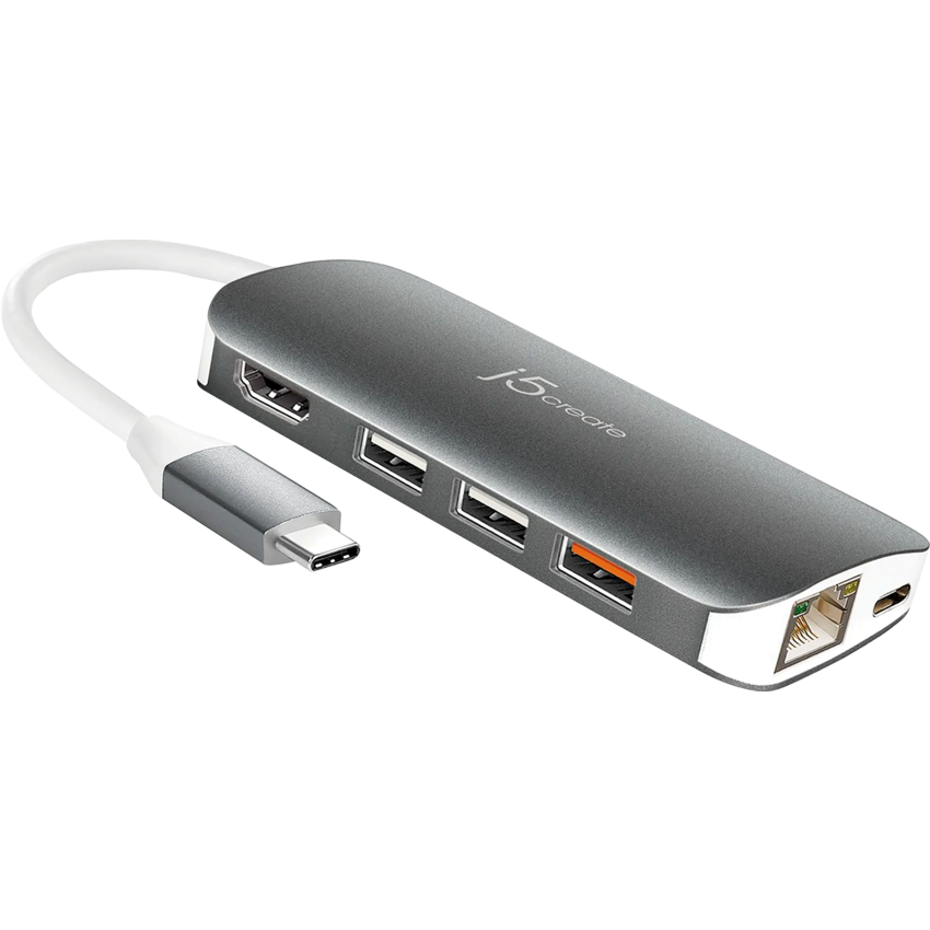 j5create® USB-C® Multi-Adaptor Grey
