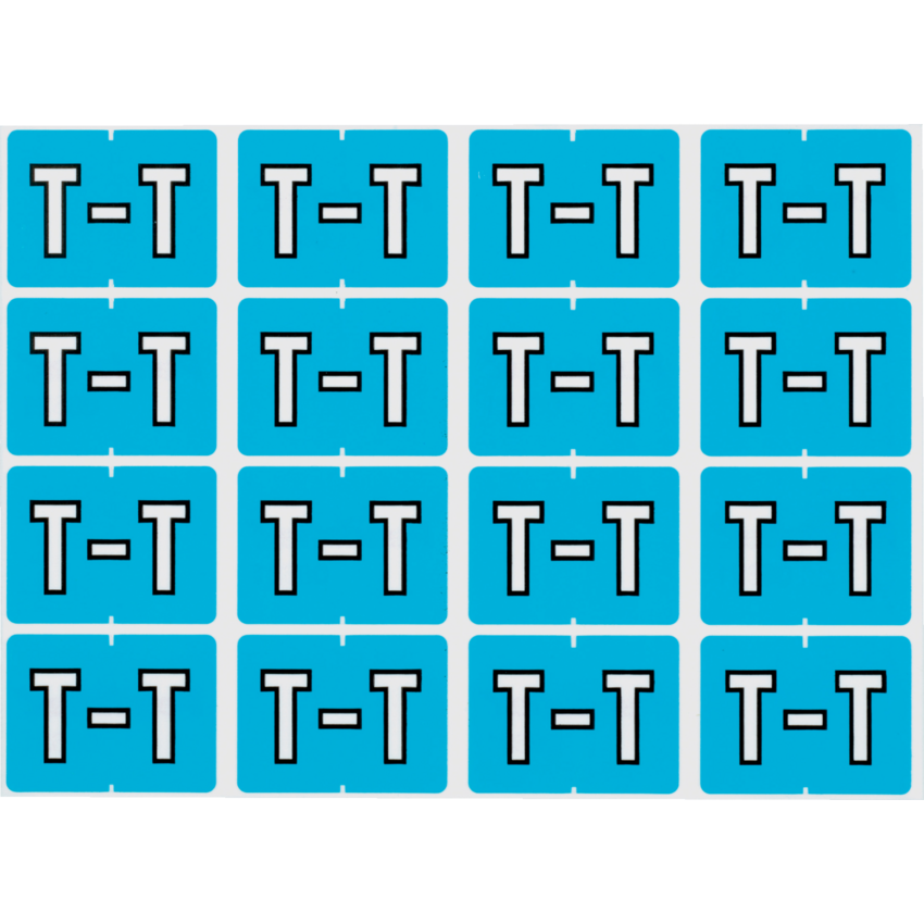 Pendaflex® Labels T Light Blue 240/pkg