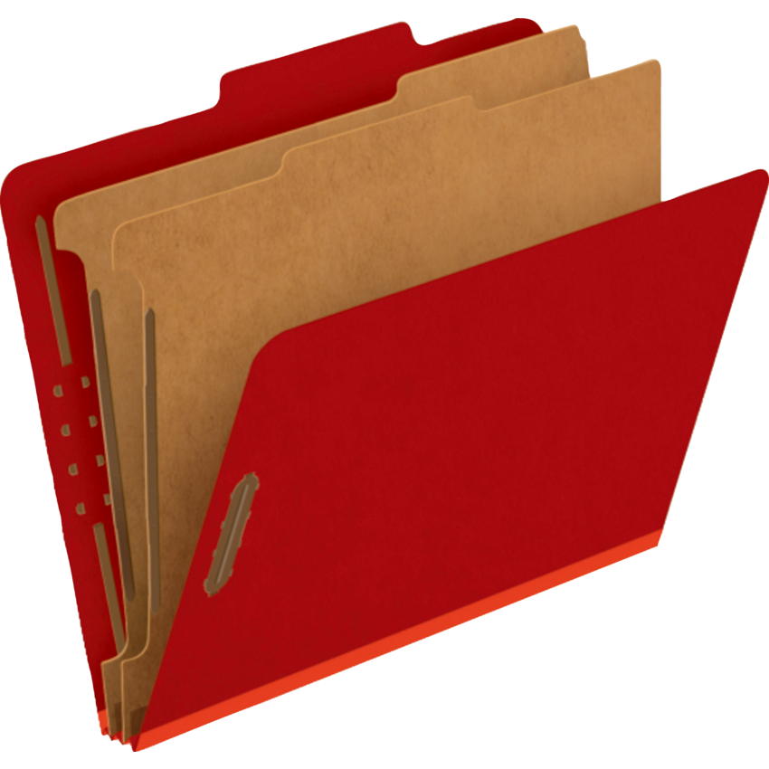 Pendaflex® Classification Folders Letter Bright Red