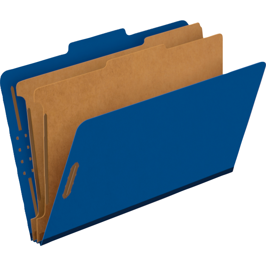 Pendaflex® Moisture Resistant Coloured Classification Folders Legal Dark Blue