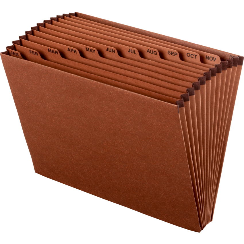 Pendaflex® Open-Top Expanding File Jan-Dec Letter