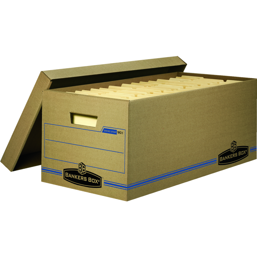 Bankers Box® Recycled ENVIRO/STOR™ Transfer Box 12" x 24" x 10"