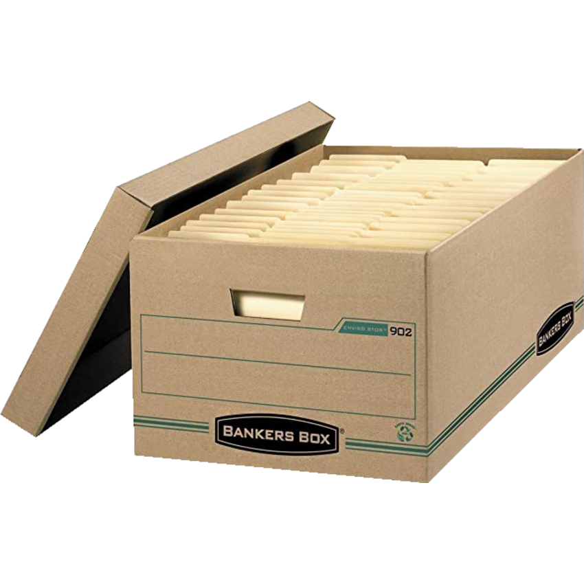 Bankers Box® Enviro Stor™ 900 Series Storage Boxes 15" x 24" x 10" Legal 4/pkg