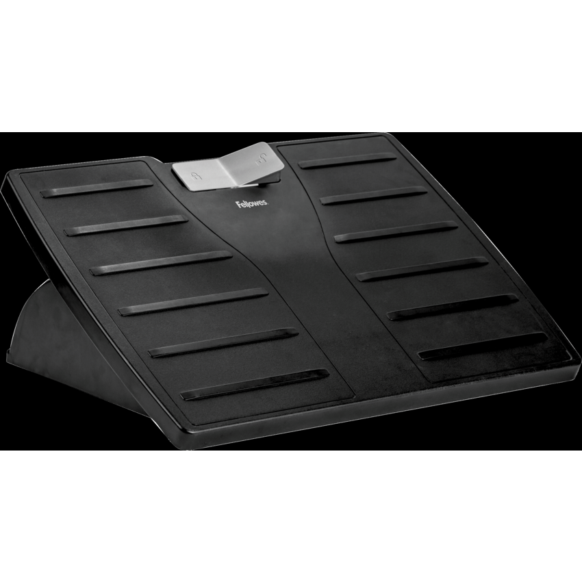 Fellowes® Office Suites™ Adjustable Foot Support 17-1/2" x 13-9/64" Black/Silver