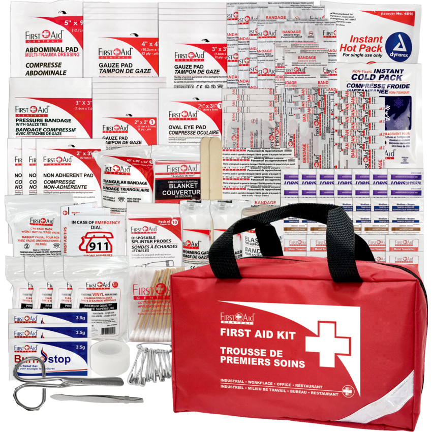 First Aid Central® MultiPurpose First Aid Kit 150 pieces/kit