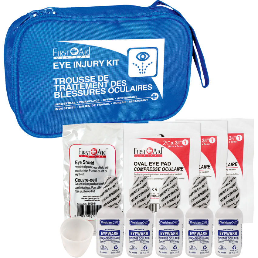 First Aid Central® Eye Injury First Aid Kit